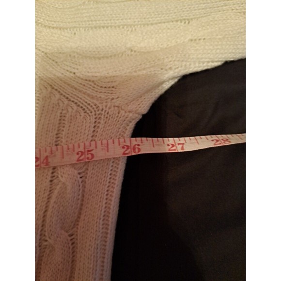 Duffield Lane 'Campbell' Knit Cashmere Blend Cardigan In Ivory Size Small - Picture 8 of 11